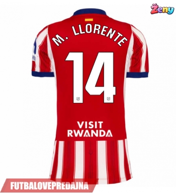 Lacne Ženy Futbalové dres Atletico Madrid Marcos Llorente #14 2026-27 Krátky Rukáv - Domáci